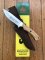 Puma Knife: Puma SGB Teton Fixed Blade Knife with Olive Wood Handle