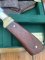 Mackrill Custom Knives 1998 No.5 SCI Limited edition Giraffe Bone/Rhodesian Teak Handle #89-100