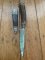 German Knife: 1980's Jagdnicker Hunting & Fishing Scene Knife with Stag Handle & Sheath