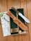 Puma Knife: Puma Pre-64 Rare White Hunter with Stag in Original Sheath & Wooden Box