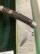 Puma Knife: Puma 1984 Bantam Folding Knife with Stag Antler Handle & Original Green & Yellow Box  #40482