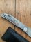 KLÖTZLI Swiss Made Michael Walker Design Folding Knife with Black Pearl/Titanium Handle & Pouch #029/250