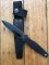 FALLKNIVEN G1 Double Edged Tactical Boot Knife in Zytel Plastic Sheath
