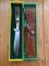 Puma Knife: Puma 1981 Jagdnicker Knife with Stag Handle & Green & Yellow Box #15181