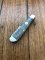 Puma Knife: Puma Trapper Lockback Knife with Green Smooth Bone Handle