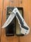 Puma Knife: Puma 230400 FLASH Brushed Silver Black Rubber Linerlock Folding Knife