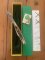 Puma Knife: Puma Mint Rare 1992 'STOCK' 3 blade Knife with Stag Antler Handle and Box #48292