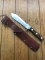 Puma Knife: Puma Original Lightly Used 1977 AUTO-MESSER 6390 White Hunter in original sheath