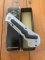 Puma Knife: Puma 230400 FLASH Brushed Silver Black Rubber Linerlock Folding Knife