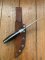 Lance Davison Custom Knife Maker Melbourne Australia Upswept Skinner
