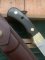 Puma Knife: Puma Original 1980's-90's 4 Star Fixed Blade Knife with Black Ebony Handle in Original Wooden Box