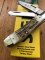 Puma SGB Knife: Puma SGB Trapper Twin Blade Knife with Stag Antler Handle