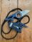 CRKT BLUE RENNER NECKOLAS STRAIGHT PLAIN BLADE NECK/BOOT KNIFE