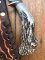 Ken Richardson Custom Handmade 4" Hunter Upswept Blade Hunting Knife with Deer Antler Handle & Custom Sheath