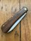 Puma Knife: Puma 644 Original Folding Pocket Knife with Jacaranda Handle Circa 1982 Model
