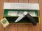 Puma Knife: Puma Original 1977 Full Size 4 Star 725 Folding Lock Blade Knife with Ebony Micarta Handle in Original Box #29771