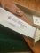 Puma Knife: Early 1980's Puma Big Big Bowie knife with Wooden Handle in original Wooden Box