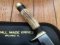 Randall Knives USA: Model 25 5" Trapper knife in Original Sheath & pouch