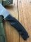 FOX KNIVES:  Fox FX9CM02B GOLOK HITAM Machete with Tactical Webbing Sheath