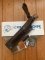Condor Tool & Knife Company El Salvador SWAMP ROMPER Knife with Leather Sheath