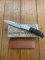 Al Mar Japan E1003BMT Falcon Black Micarta Handle Gentlemen's Knife in original Pouch and Box