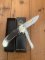 Puma Knife: Puma Custom Stag Antler Handled Lock Back Folding Knife & Saw Blade
