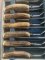 ASHBERRY Sheffield England 1930's-50's 12 Piece Stag Handled Knife & Fork Set.