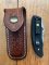 Spyderco VIELE 2 Japanese Straight Edge Lock Back Folding Knife with Pouch