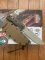 ESEE Knives- ESEE-6 Knife with Coyote/Dark Brown G10 3D Handle Desert Tan Plain Edge Blade and Coyote Kydex Sheath
