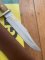 Puma SGB Knife: Puma SGB Bowie with Olive Wood Handle in Leather Sheath