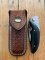 Spyderco VIELE 2 Japanese Straight Edge Lock Back Folding Knife with Pouch