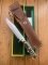 Puma Knife: 1997 Puma Mint condition Bowie knife with Stag Antler Handle in original Box