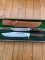 Puma Knife: 1985 Puma Big Big Bowie knife with Wooden Handle in original Wooden Box