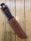 Camillus: Original Camillus NY USA made Marine Corp Combat Knife with Leather Sheath