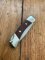 Buck Knife: 2006 Buck 505 Knight Small Single Blade Pocket Knife With Rosewood Handle