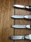 Collection of 8 Franklin Mint Cars of the Fifties Pocket Knives