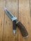 1970's Solingen Jagdnicker Knife with Deer Antler Handle & Sheath