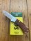 Puma Knife: Puma SGB Mini 4 Star Folding Lock Knife with Jacaranda Wood Handle