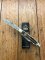 Puma Knife: Puma rare vintage 1985  'STOCK' 3 blade Fold back Knife with Stag Antler Handle