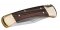 Buck Knife: Buck 110 Hunter Folding Lock Knife with Leather Pouch
