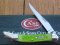 Case USA Knife: Small Model 99107X Case 1st Run Keylime Tiny Toothpick Pocket Knife