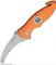 Mtech Knife:  Orange Rescue Folding Knife - Serrated Scalloped Edge