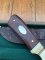 Mackrill Custom Knives 1998 No.5 SCI Limited edition Giraffe Bone/Rhodesian Teak Handle #89-100