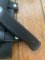 FALLKNIVEN F1 Hunting Knife with Rubberised Handle and Custom Leather Sheath