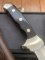 Puma Knife: Puma Rüdemann 40 with Black Micarta Handle in Sheath & Custom Wooden Box