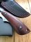 Puma Knife: Puma IP Fox I Laser Cut Sandalwood Handle