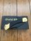 Puma Knife: Puma Rare 1988 Commando 24 Carat GOLD 88 Model Lock back Knife with Black ABS Handle & Original Box #44882