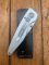 Puma Knife: Puma 2002 Handic Linerlock Brushed Silver & Wood Frame Folding Knife