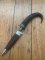 1970's THUR WALD Solingen Jagdnicker Knife with Chamois Handle & Sheath
