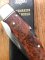 Puma Knife: Rare Puma THUYA Folding Knife with Root Wood Handle in original Black Box